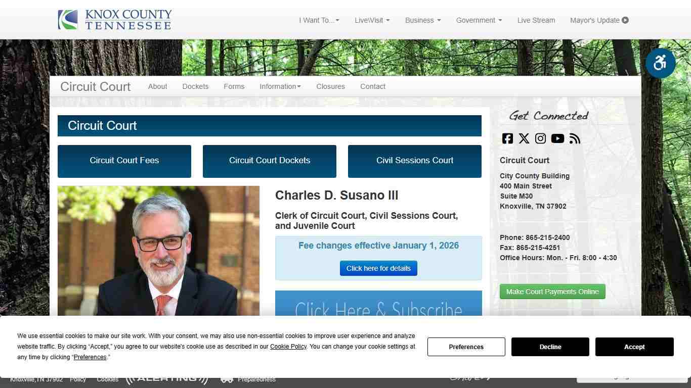 Circuit Court - Knox County Court Systems - Knox County Tennessee Government